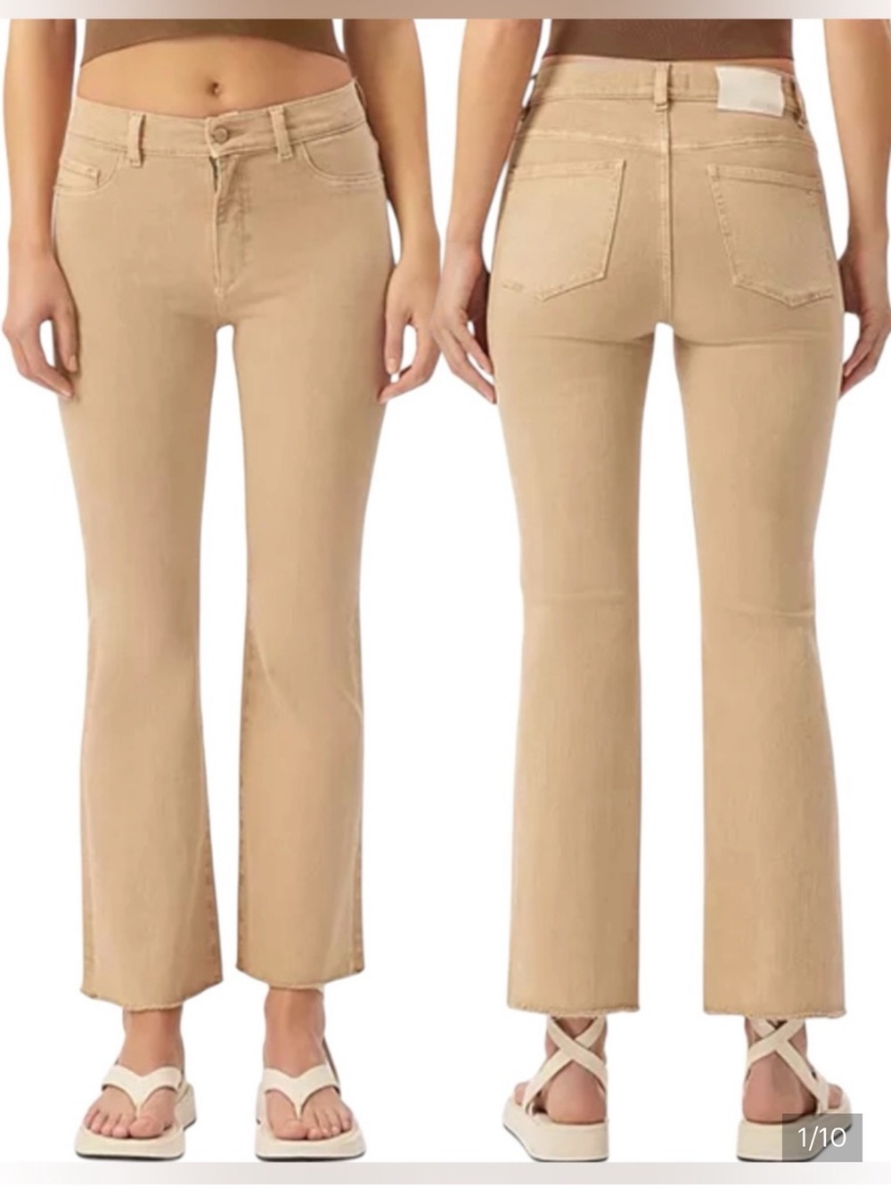 DL1961 Bridget Boot Jeans in Tan